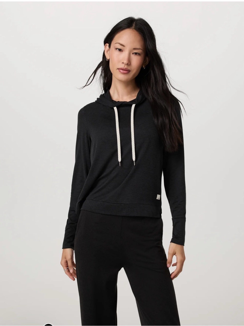 NWT Vuori Halo Essential Hoodie Black Heather DreamKnit Pullover XXL 2X